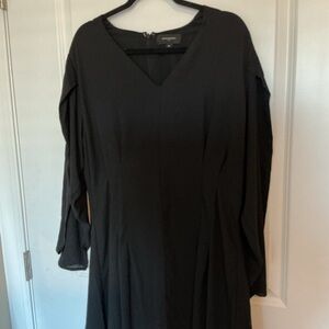 Banana Republic Black Long Sleeve Dress